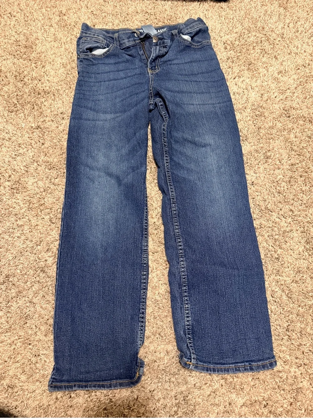 OshKosh B'gosh Boys Straight Leg Jeans - Dark Blue Denim 3 -pk